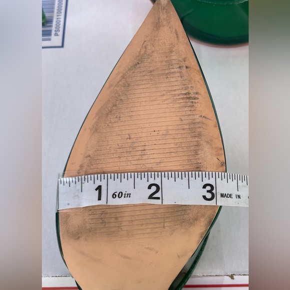 Steve Madden Opar Translucent Emerald Green Stetto Heels Size 8.5M - Picture 11 of 12